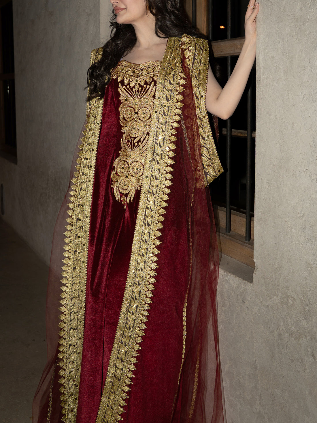 Golden زري x velvet